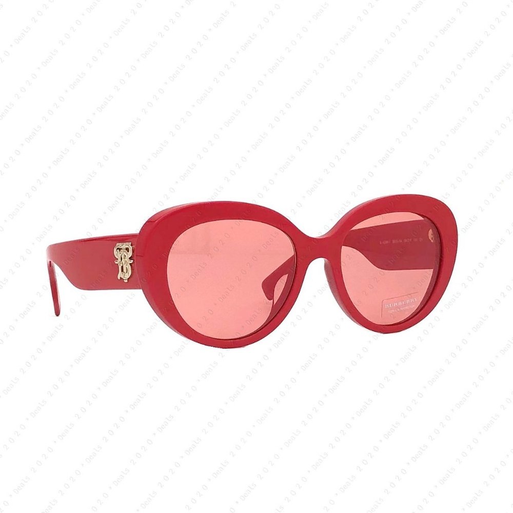 New Burberry Rose BE4298F 391984 54mm Red Sunglasses - Picture 8 of 11